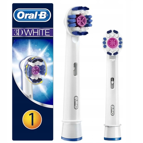 Oral-B - Set 2 Đầu Bàn Chải Điện Thay Thế Oral-B Nhật Bản Mẫu 2 3D White