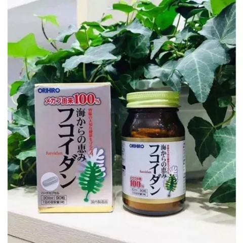 ORIHIRO- Viên Uống Tảo Fucoidan Phòng Ngừa Ung Thư 90 Viên (30 ngày)