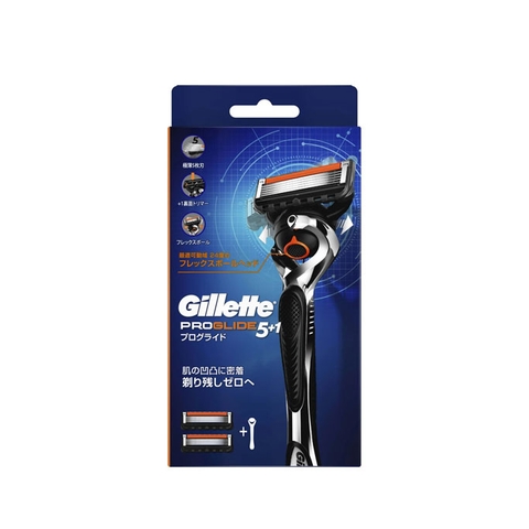P&G - Set Dao Cạo Râu Gillette Fusion 5 Lưỡi Kép (1 Thân + 6 Đầu Thay Thế) Mẫu 2