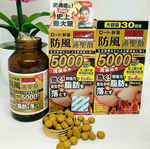 Rohto - Viên Uống Giảm Cân & Giảm Béo Bụng Rohto 5000mg