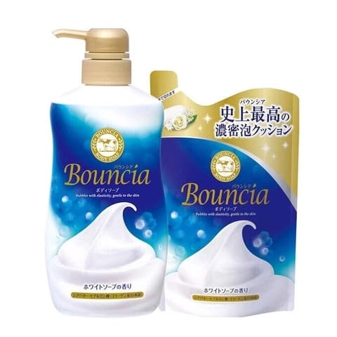 BOUNCIA - Sữa Tắm Cow Bouncia Sữa Bò Hương Hoa Cỏ 500ml (tặng túi 400ml)