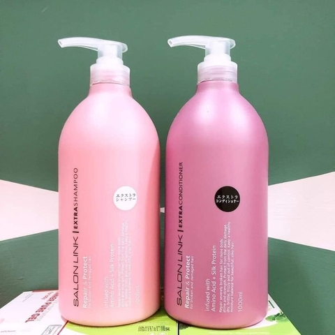 Salon Link - Combo Dầu Gội Và Dầu Xả (1000ml x2)
