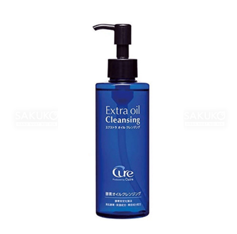 Cure Extra Oil Cleansing - Dầu Tẩy Trang Chai Xanh 200ml