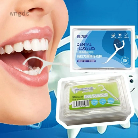 Hộp Tăm Chỉ Nha Khoa (56 Chiếc)