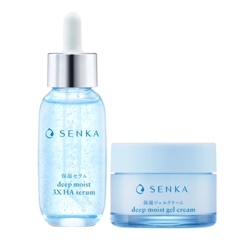 Senka - Bộ Đôi Chống Lão Hóa - Dưỡng Ẩm Chuyên Sâu Senka (Serum & Gel Cream)