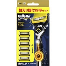 GlLLETTE_Set dao cạo râu Gillette Fusion 5 lưỡi kép ( 1 thân + 6 đầu thay)