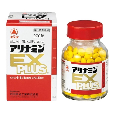 Ex Plus - Viên Uống Trị Đau Vai Gáy Arinamin EX Plus 270 Viên