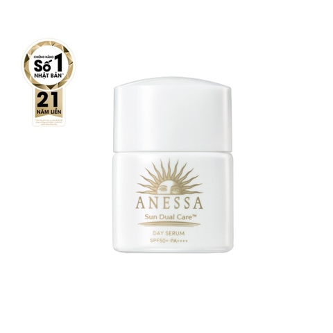 Shiseido - Bộ Đôi Anessa Sữa Chống Nắng Kiềm Dầu 60ml + Serum Chống Nắng New 2022