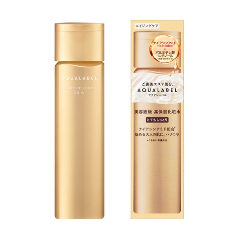 SHISEIDO_Nước dưỡng da chống lão hóa Shiseido Aqualabel Treatment Lotion Oil in 170ml (da khô)