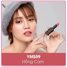 Son Lì YumeiSakura Matte Revolution YMS09 Tomato Red - Hồng Cam