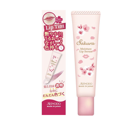 Son dưỡng ẩm và làm hồng môi Sakura Serum Aishodo Nhật Bản 10g