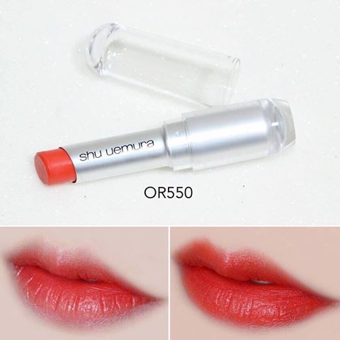 SON SHU UEMURA ROUGE UNLIMITED SUPREME MATTE M OR 550 ĐỎ CAM