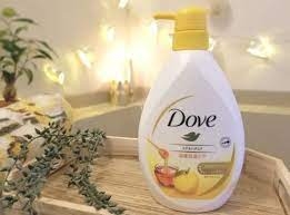 DOVE_Sữa tắm DOVE chai 380ml tặng túi 360ml Hương cam&hoa đại