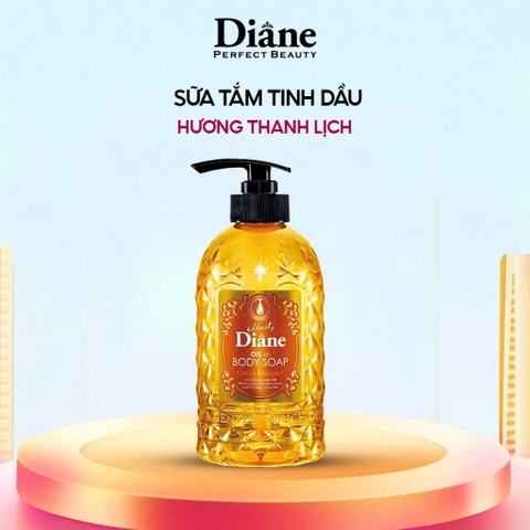 Diane - Sữa Tắm Tinh Dầu Moist Diane Oil In Body Soap Citrus Bouquet Hương Cam Quýt 500ml
