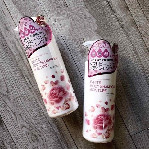 JRS - Sữa Tắm Trắng Da Manis White Body Shampoo 450ml Hương Hoa Hồng