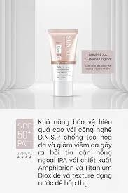 SAKURA_KEM CHỐNG NẮNG CAO CẤP KHÔNG MÀU SUNPRE AA X-Treme 50+ Original Sunscreen 50ml
