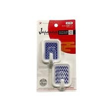 Set 2 móc dán hình chữ nhật - Hàng Nhật nội địa