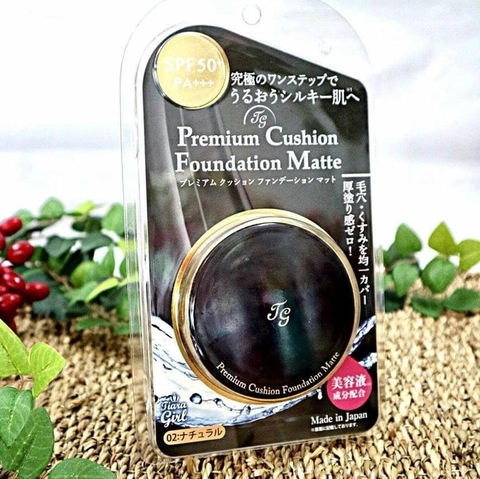 Tiara Girl - Phấn Nước TG Premium Cushion Màu Đen Cho Da Dầu (Tone Trắng Sáng)