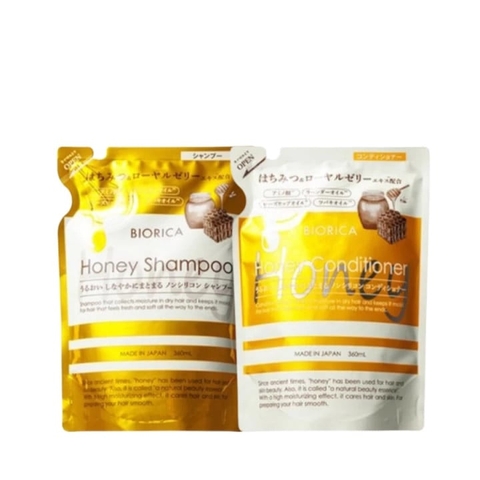 Doshisha - Dầu Gội Mật Ong Biorica Refill (360ml)