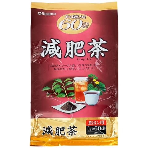 Orihiro & Onaka - Combo Giữ Dáng Eo Thon Chuẩn Nhật (30 Ngày Giảm Mỡ Bụng Onaka + 60 Túi Trà Genpi Orihiro)