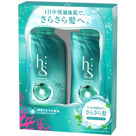 Cặp dầu gội - dầu xả HS xanh lá (mã mới)