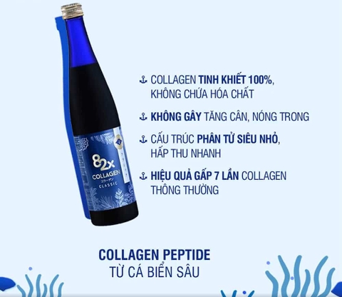[Sale 15%] COLLAGEN 82X_Thực phẩm bảo vệ sức khỏe Nước uống Collagen 82X Classic 120.000mg