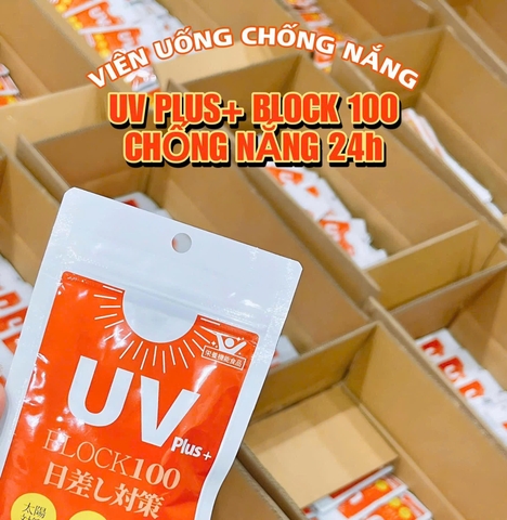 Hayari - Viên Uống Chống Nắng UV Plus+ Block100 Nhật Bản