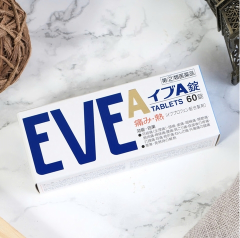 Eve - Viên Uống Giảm Đau, Hạ Sốt Eve A Tablets 60 Viên