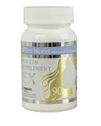 SAKURA_Viên Uống Hỗ Trợ Mọc Tóc Biotin Supplement Ex 90 Viên