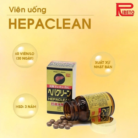 Ribeto - Viên Uống Tăng Cường Và Bảo Vệ Chức Năng Gan Hepaclean Ribeto 60 Viên