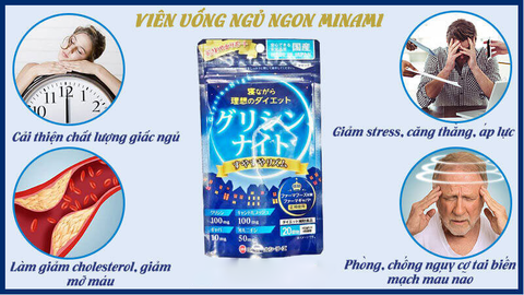 Minami - Viên Uống Hỗ Trợ Ngủ Ngon (80 Viên)