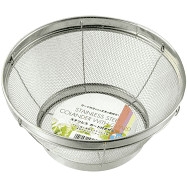 Rổ tròn đáy sâu Inox Echo φ22cm- Hàng Nhật nội địa