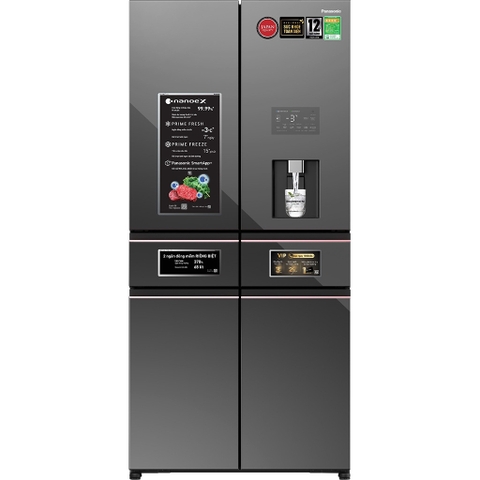 Tủ lạnh Panasonic Inverter 650 lít PRIME+ Edition Multi Door NR-WY720ZMMV