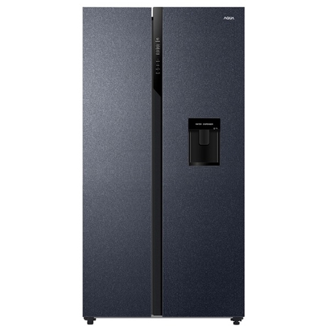 Tủ lạnh Aqua Inverter 550 lít Side By Side AQR-S612XA(WCB) Model mới 2024