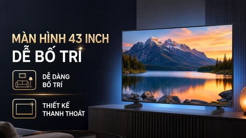 Smart Tivi Crystal UHD Samsung AI 4K 43 inch UA43U8500H mới 2026