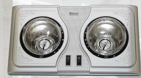 Đèn Sưởi Nhà Tắm Hans H2B 2 Bóng Trắng