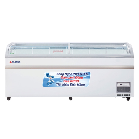 Tủ đông Alaska mặt kính cong KC-550CI