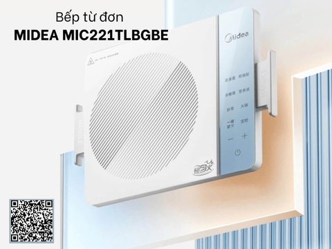 Bếp từ cảm ứng Midea MIC221TLBG BE- Hàng Chính hãng