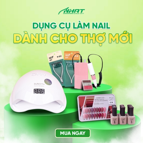 Top các sản phẩm dụng cụ nail hàng đầu cho thợ mới
