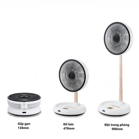 Quạt gấp thông minh tích điện Elegant KW MF01B