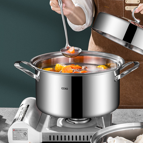 Nồi hấp inox 3 tầng CCKO CK9715 cao cấp