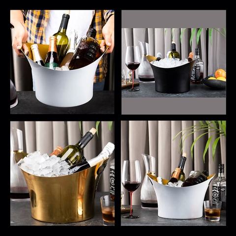 Xô đá ướp lạnh bia rượu, sâm panh Baer 65971 ( dung tích 8L)