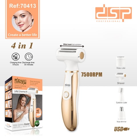 Bộ dụng cụ làm đẹp 4in1 DSP 70413 cao cấp