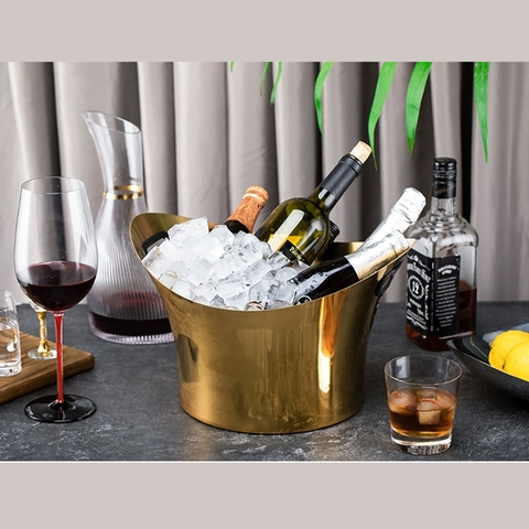 Xô đá ướp lạnh bia rượu, sâm panh Baer 65971 ( dung tích 8L)