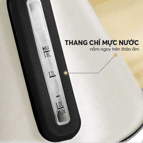 Ấm đun nước siêu tốc Elmich 1,8L KEE 1778
