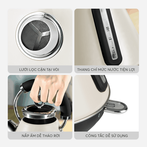 Ấm đun nước siêu tốc Elmich 1,8L KEE 1778