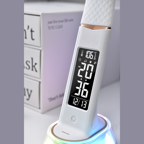 Đèn bàn LED cảm ứng tích hợp màn hình đồng hồ HD và đèn RGB Wilit C13A cao cấp