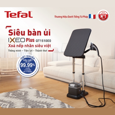 Bàn ủi hơi nước đứng Tefal IXEO Plus QT1510E0