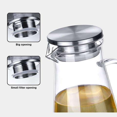 Bình đựng nước thủy tinh Sodasweet 2,2L có tay cầm
