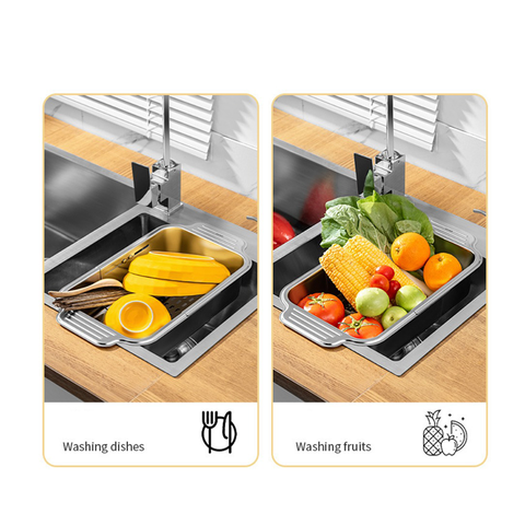 Rổ gác bồn rửa bát thông minh đa năng CCKO CK8632 cao cấp